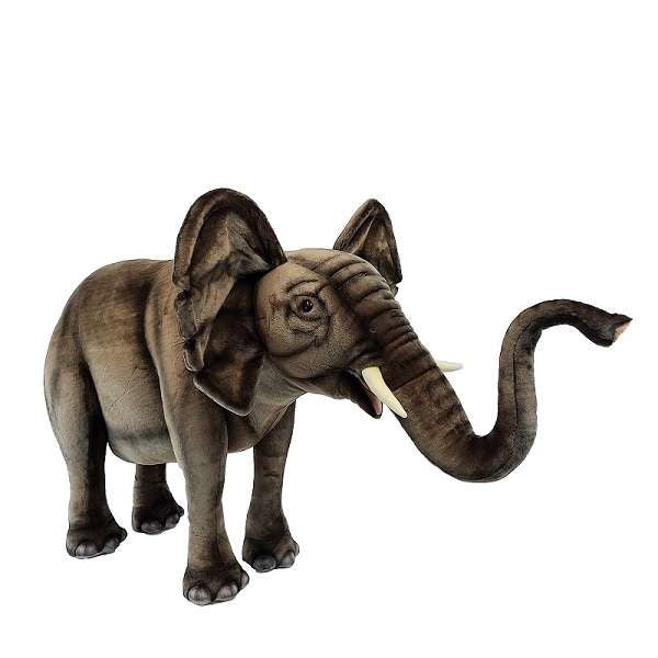 Hansa Creations 47"L ELEPHANT Ride-On Stuffed Animal Toy, 3007