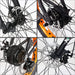 2022 Ecotric Fat Tire 36V 500W 7 Speeds Beach Snow Electric Bike, FAT26S900 - Upzy.com