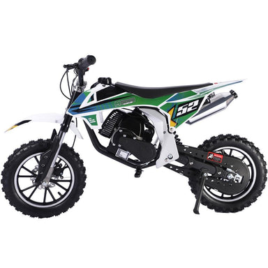 2022 MotoTec Warrior 52cc 2-Stroke Rear Suspension Kids Gas Dirt Bike - Upzy.com