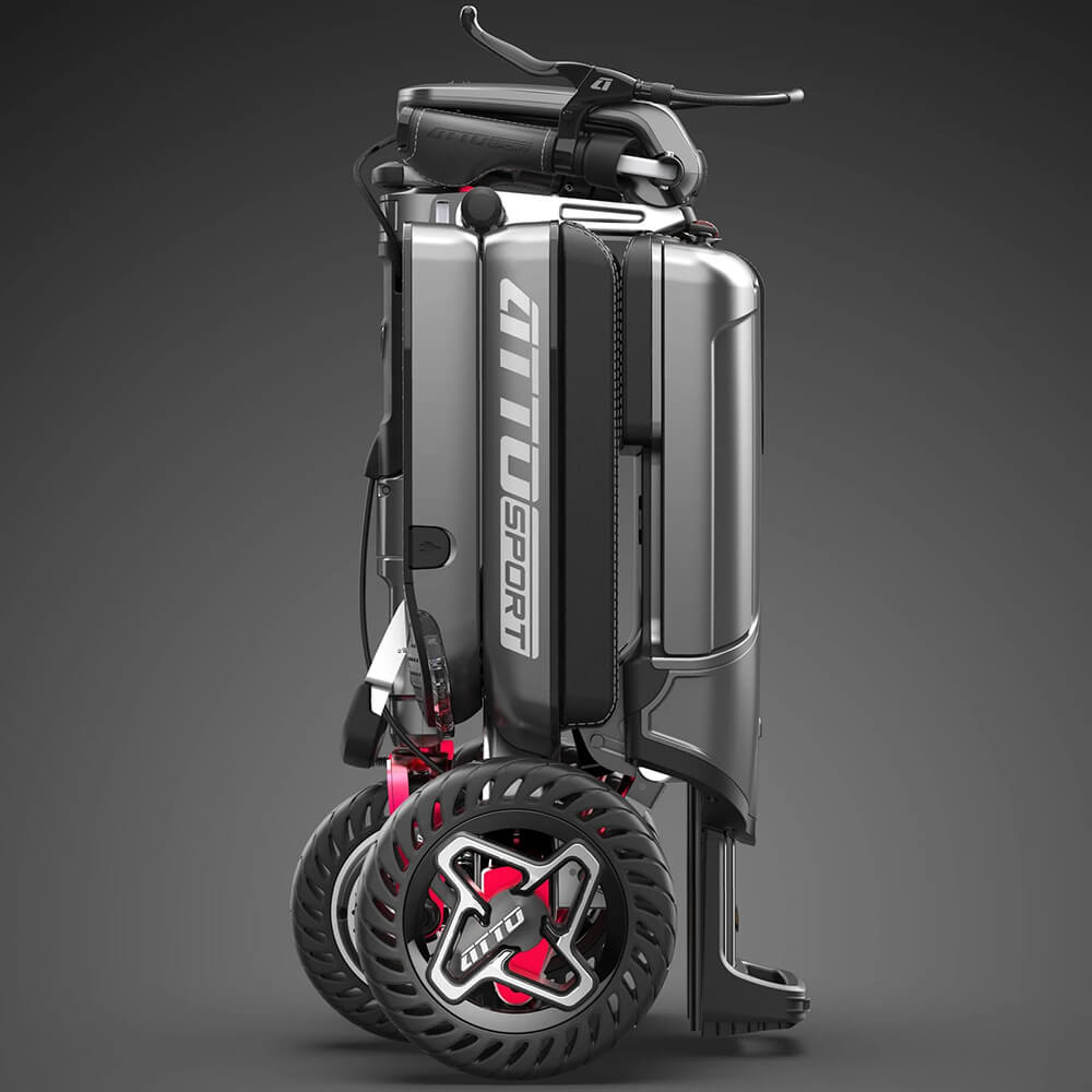 Atto SPORT 48V Lithium Folding Collapsible Electric Mobility Scooter - Upzy.com
