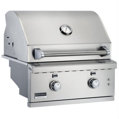 Broilmaster BSG262N 26" Built-In Gas Grill, 2 Burners, Work Lights, LED Controls - Upzy.com