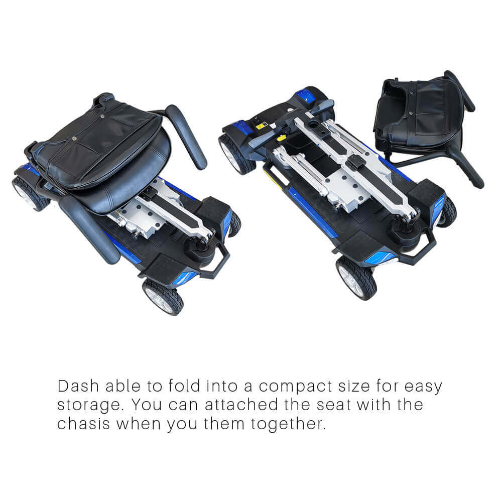 Dash Portable Folding Collapsible Lithium Electric Mobility Scooter - Upzy.com