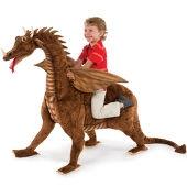 Hansa Creations Great Dragon Ride-On 46"H Stuffed Animal Riding Toy 4967 - Upzy.com