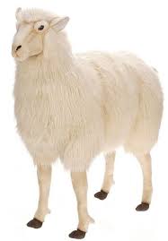 Hansa Creations Sheep Lifesize 42" Ride-On Stuffed Animal Toy, 3660 - Upzy.com
