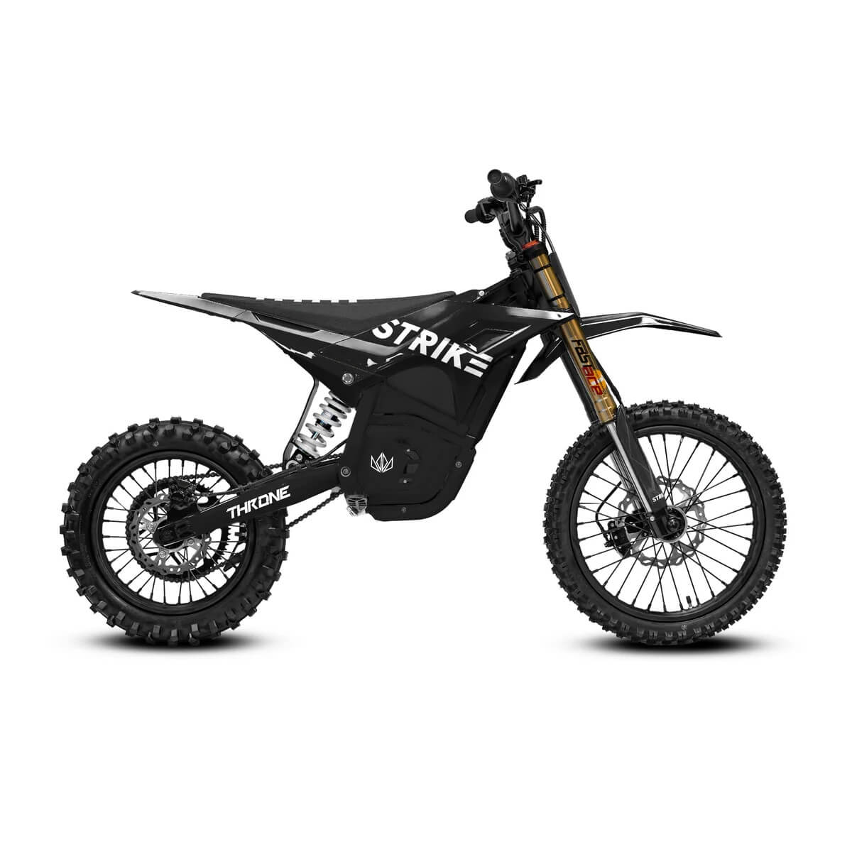 Strike Cycles SHADOW SV2 72V Hydraulic Suspension Electric Bike in Black