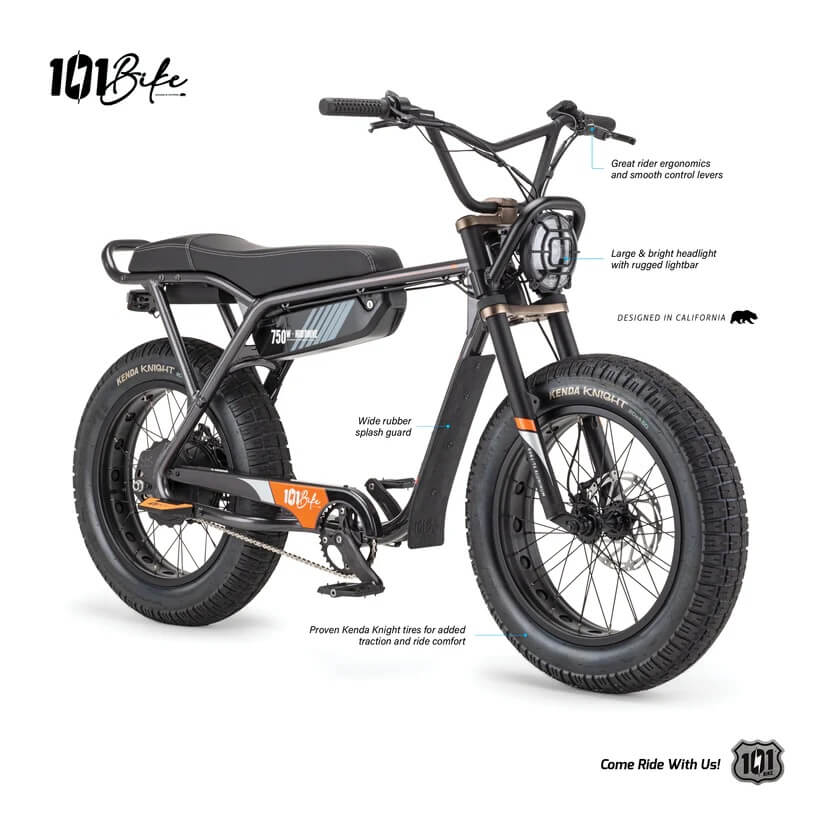 101 Bike SEASIDE 48V Fat Tire Electric Bike