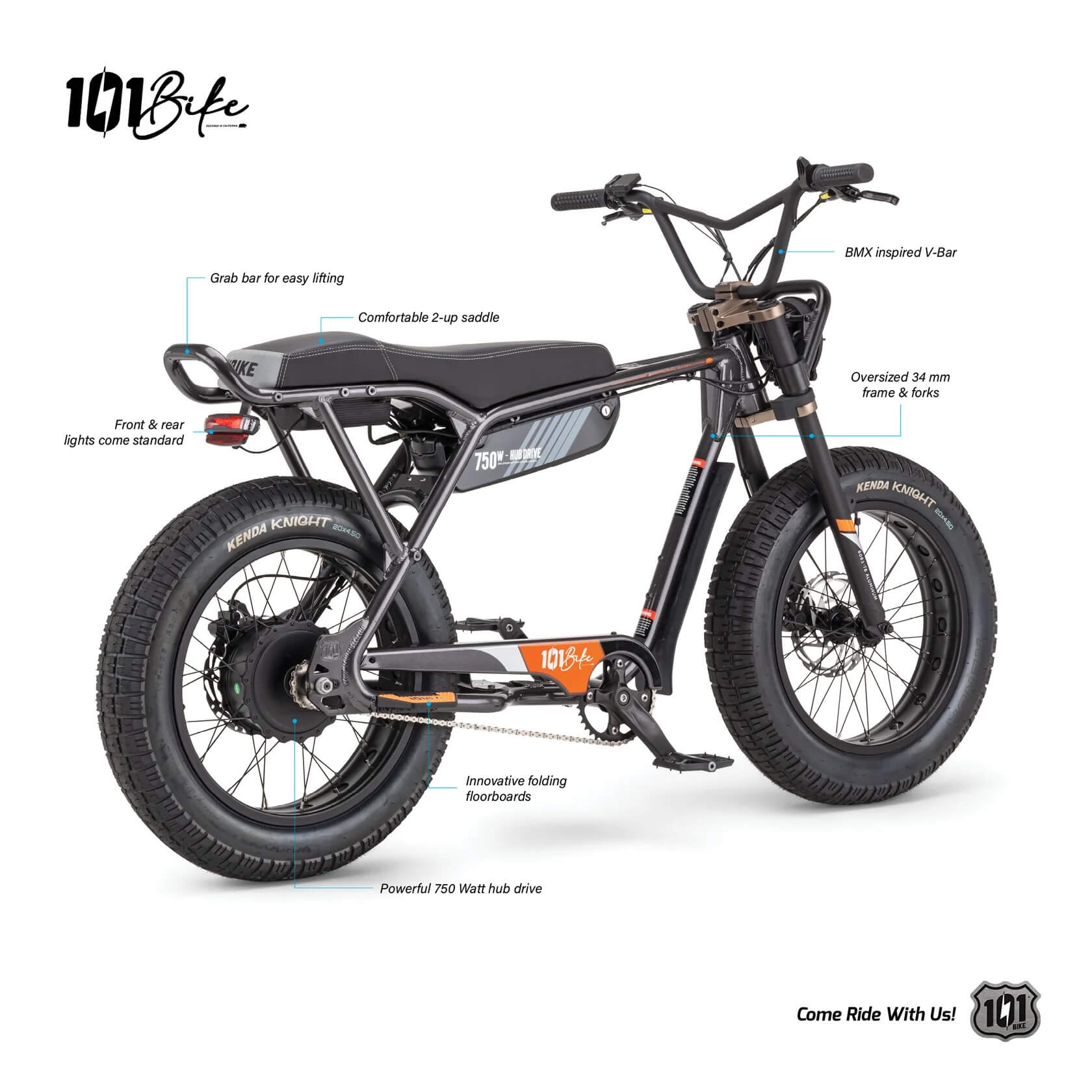 101 Bike SEASIDE 48V Fat Tire Electric Bike