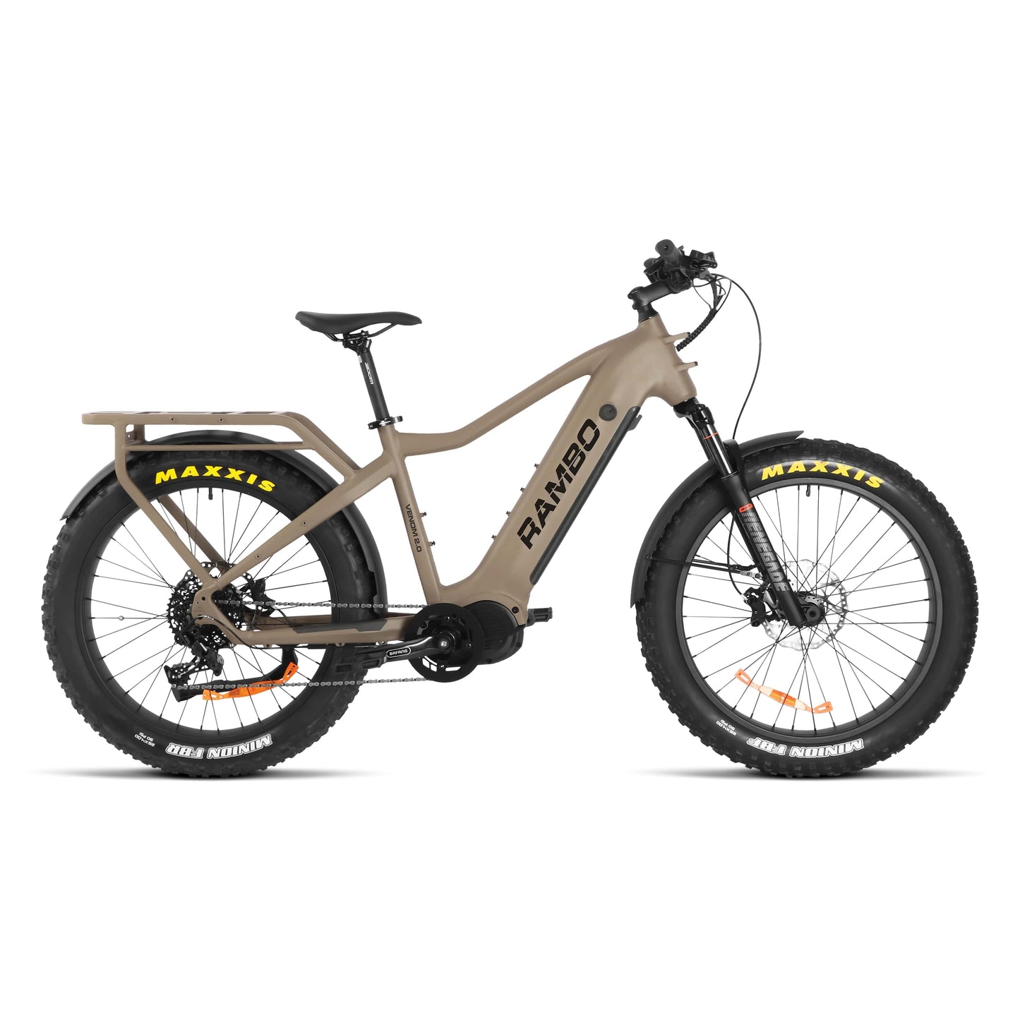 2025 Rambo VENOM 2.0 SRAM NX11 Mid Drive Fat Tire Electric Bike