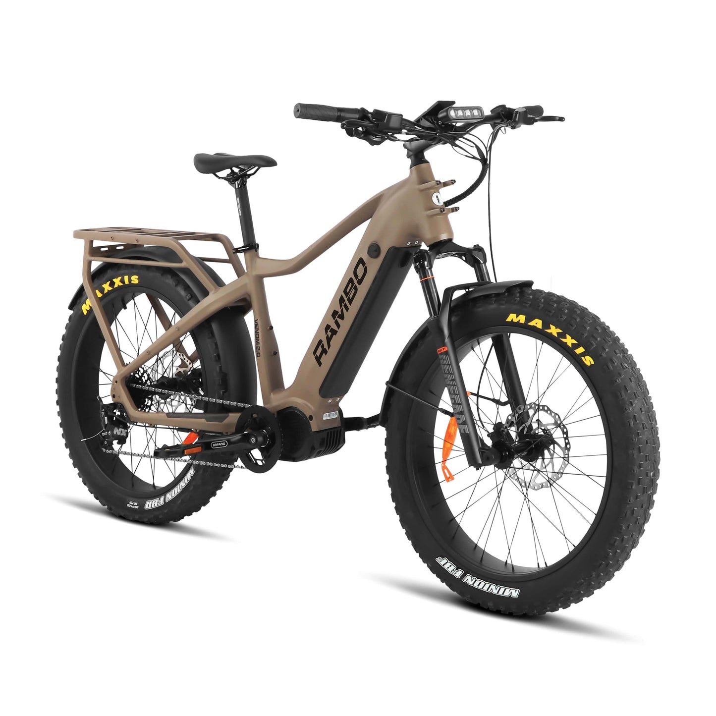 2025 Rambo VENOM 2.0 SRAM NX11 Mid Drive Fat Tire Electric Bike