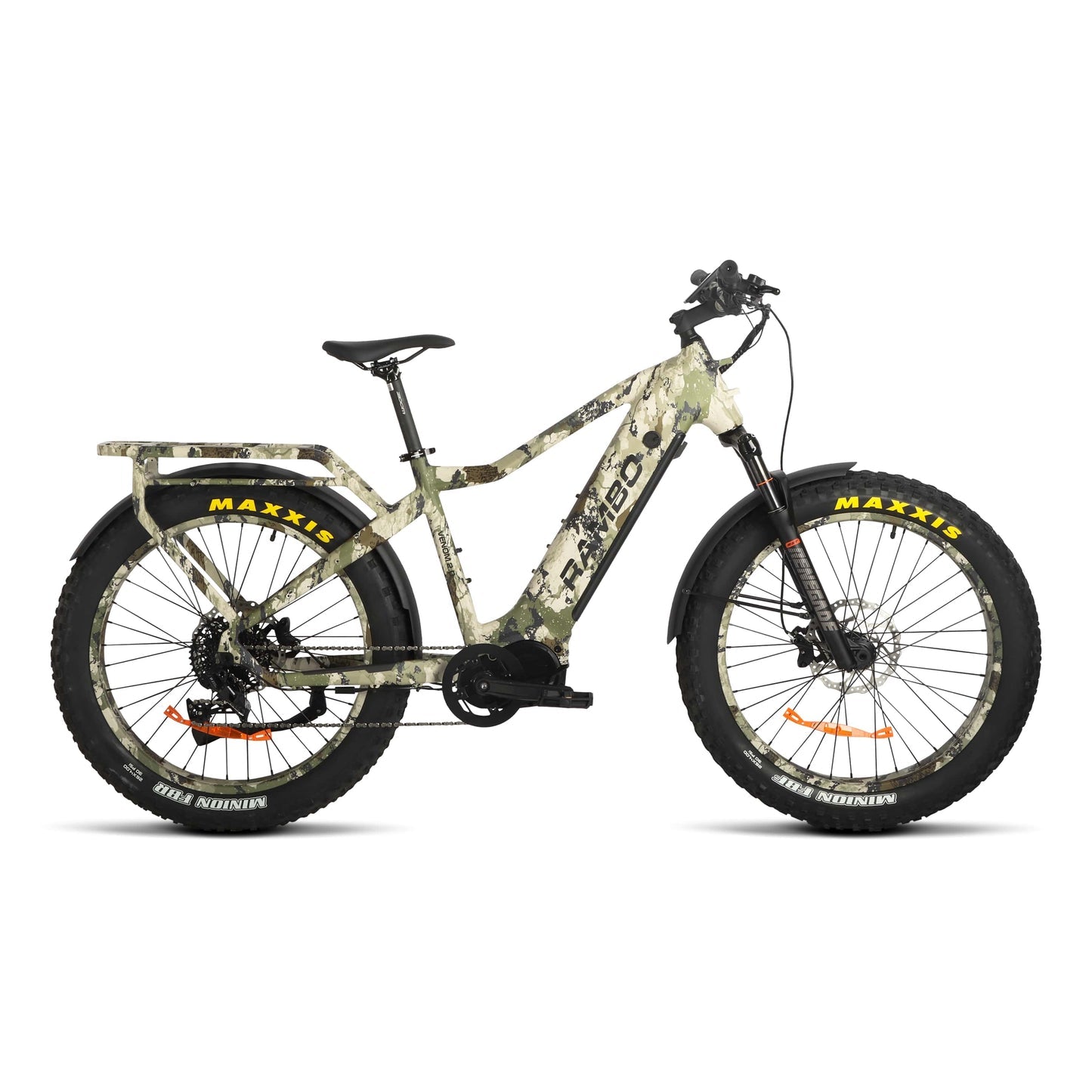 2025 Rambo VENOM 2.0 SRAM NX11 Mid Drive Fat Tire Electric Bike