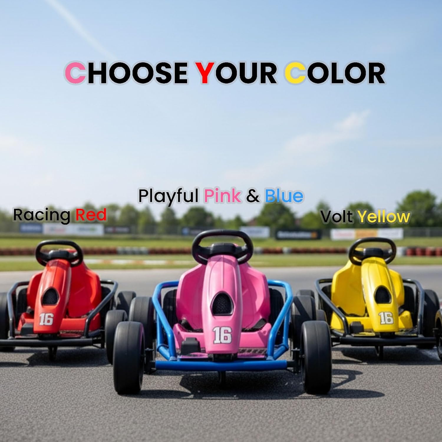 Aoshaweyz 24V 360W Drift Ride-On Electric Go-Kart