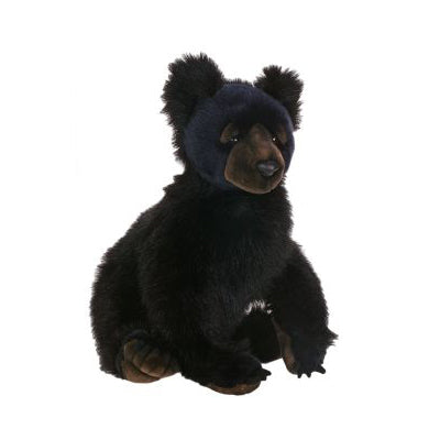 Hansa Creations Black Bear Cub 16"H Stuffed Animal Toy 5056