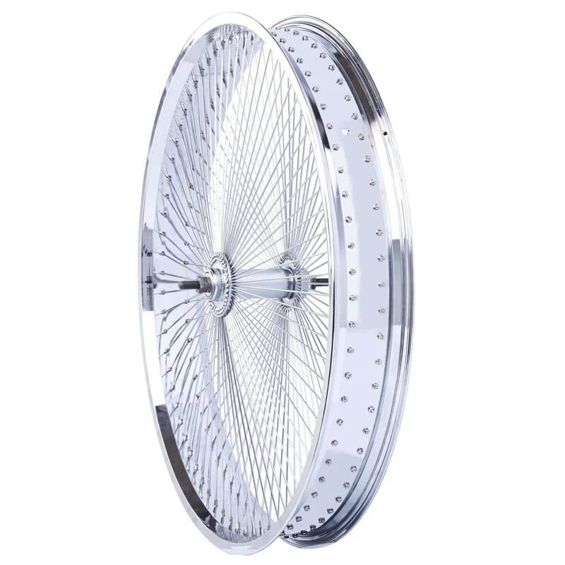 Tracer WH-TH7526140C-CP Lowrider 26"*3" Coaster Brake Fat Rim Wheel Set