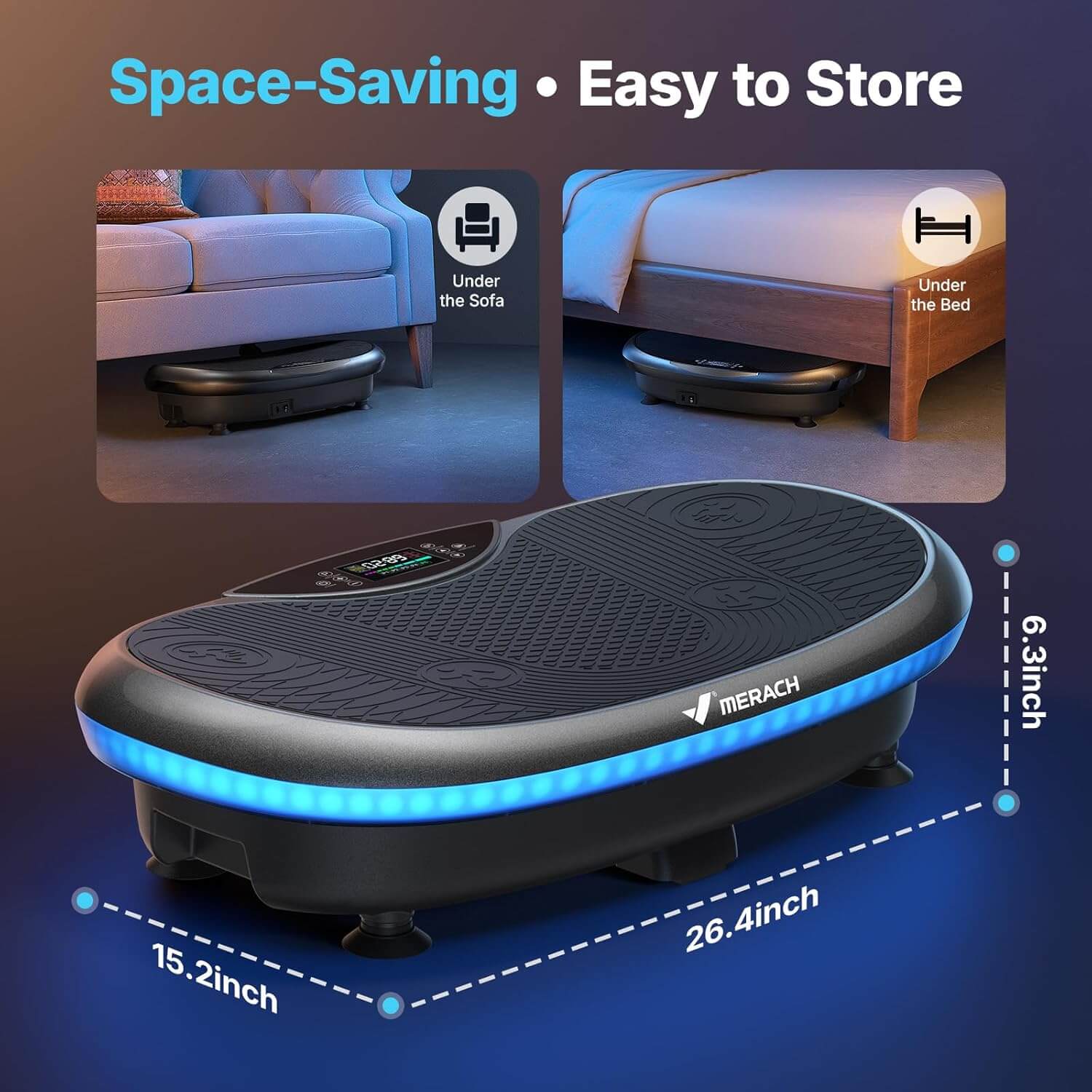 MERACH CV55 7-In-1 4D Vibration Plate Exercise Machine