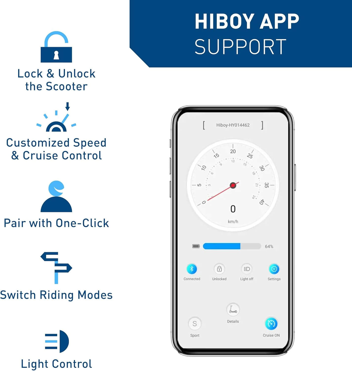 Hiboy S2 350W Folding Electric Scooter