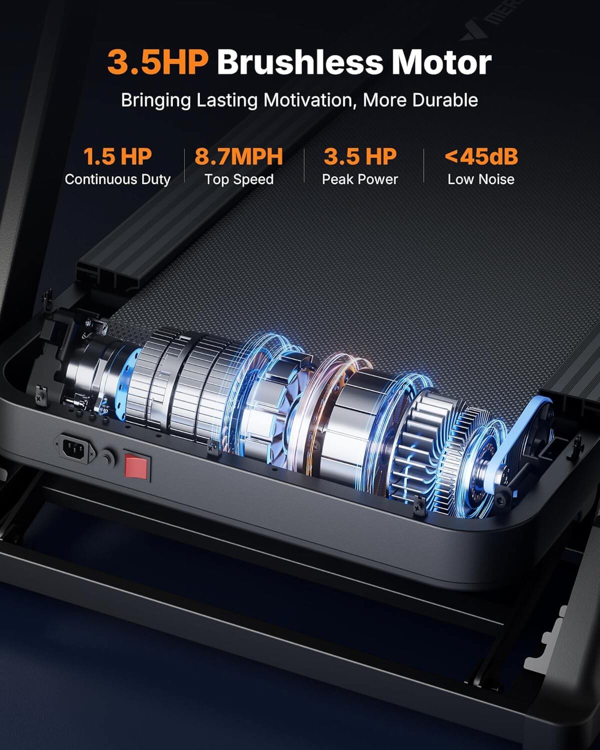 MERACH T31B1 Running Incline Foldable Treadmill