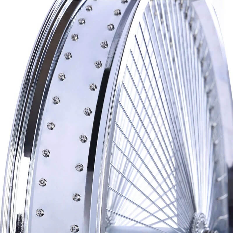Tracer WH-TH7526140C-CP Lowrider 26"*3" Coaster Brake Fat Rim Wheel Set