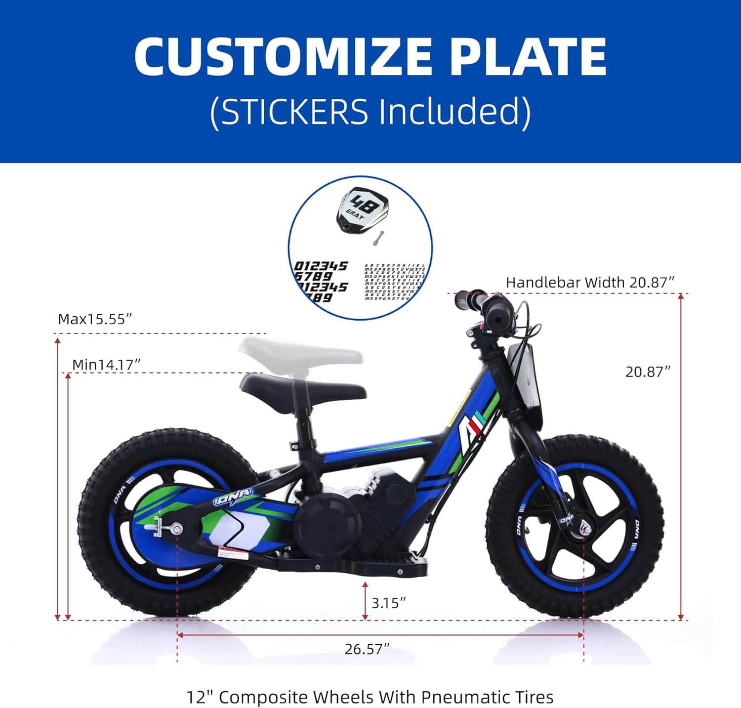 AIII 24V Kids' Electric Dirt Bike