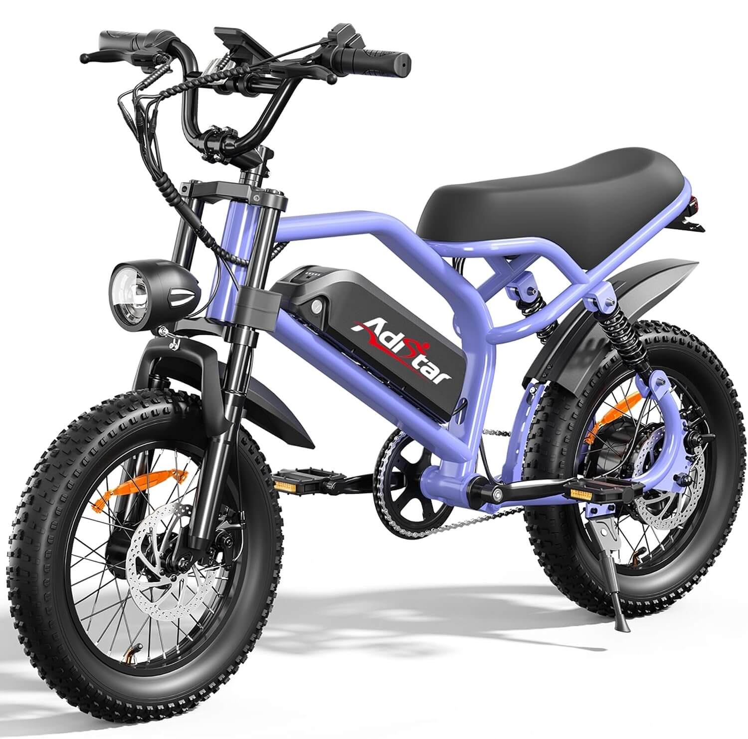 Adistar OS01 1500W 48V Full Suspension Fat Tire Electric Bike