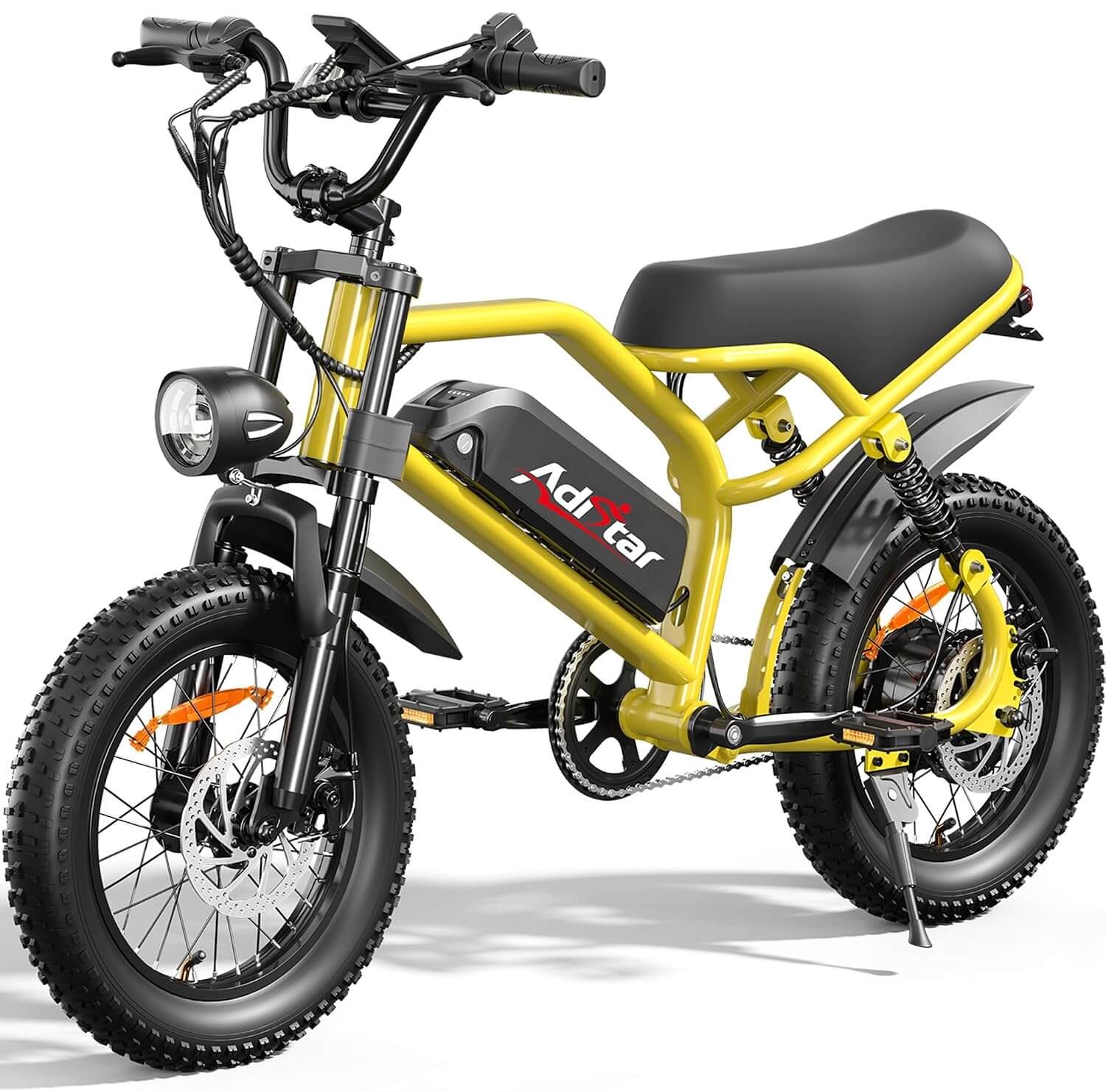 Adistar OS01 1500W 48V Full Suspension Fat Tire Electric Bike
