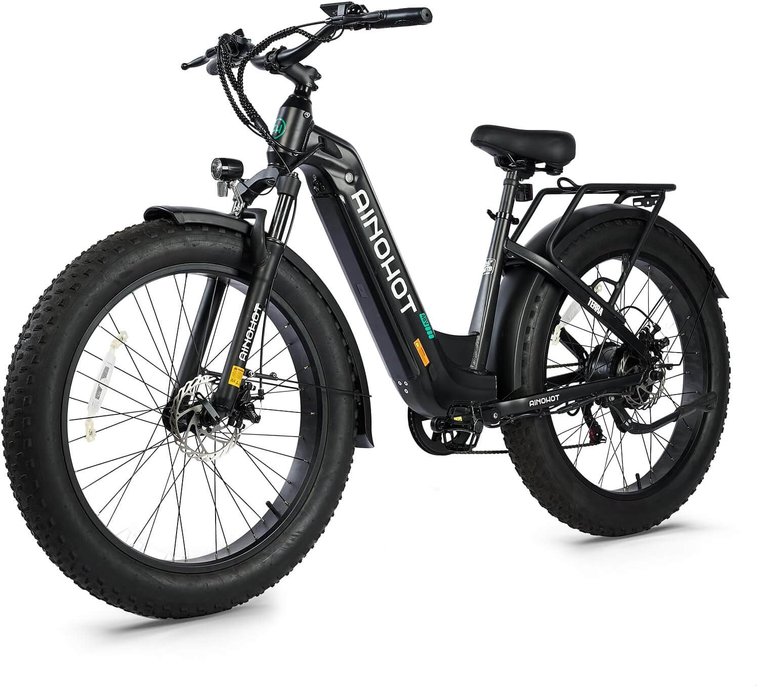 Ainohot Terra 1000W 48V Fat Tire Electric Mountain Bike