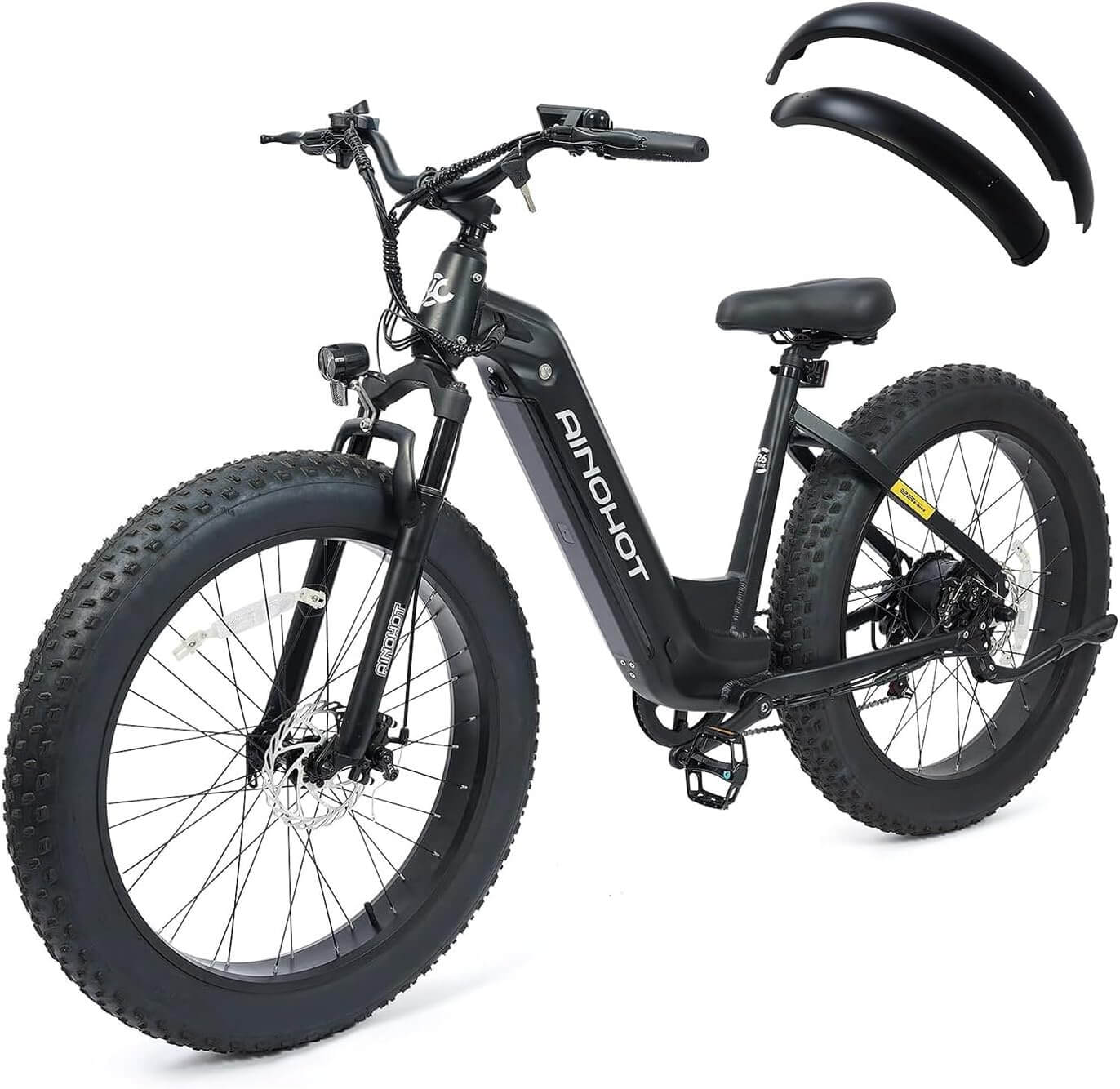 Ainohot Terra 1000W 48V Fat Tire Electric Mountain Bike