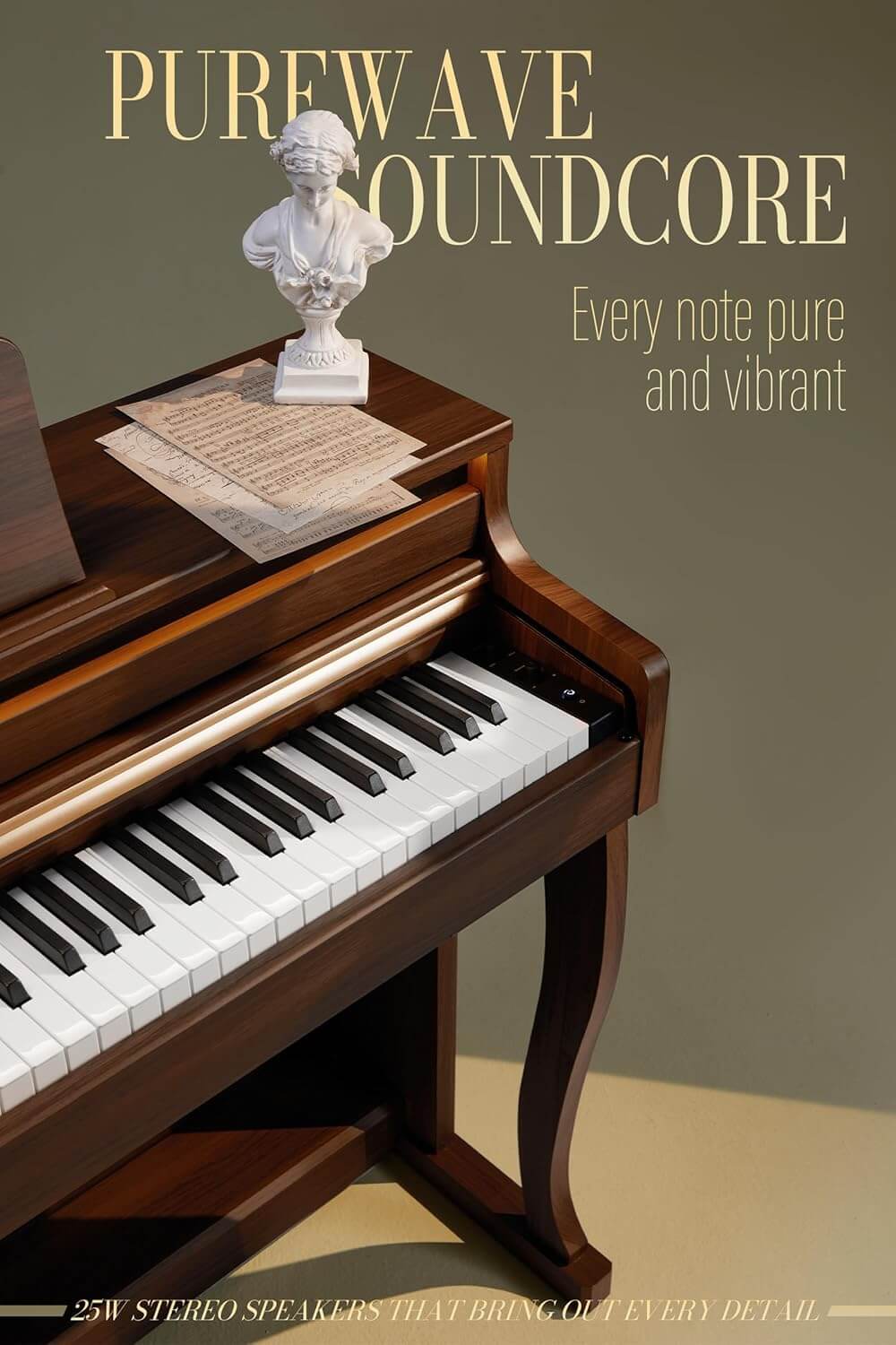 Aklot AUR-LS02 88-Key Upright Digital Piano