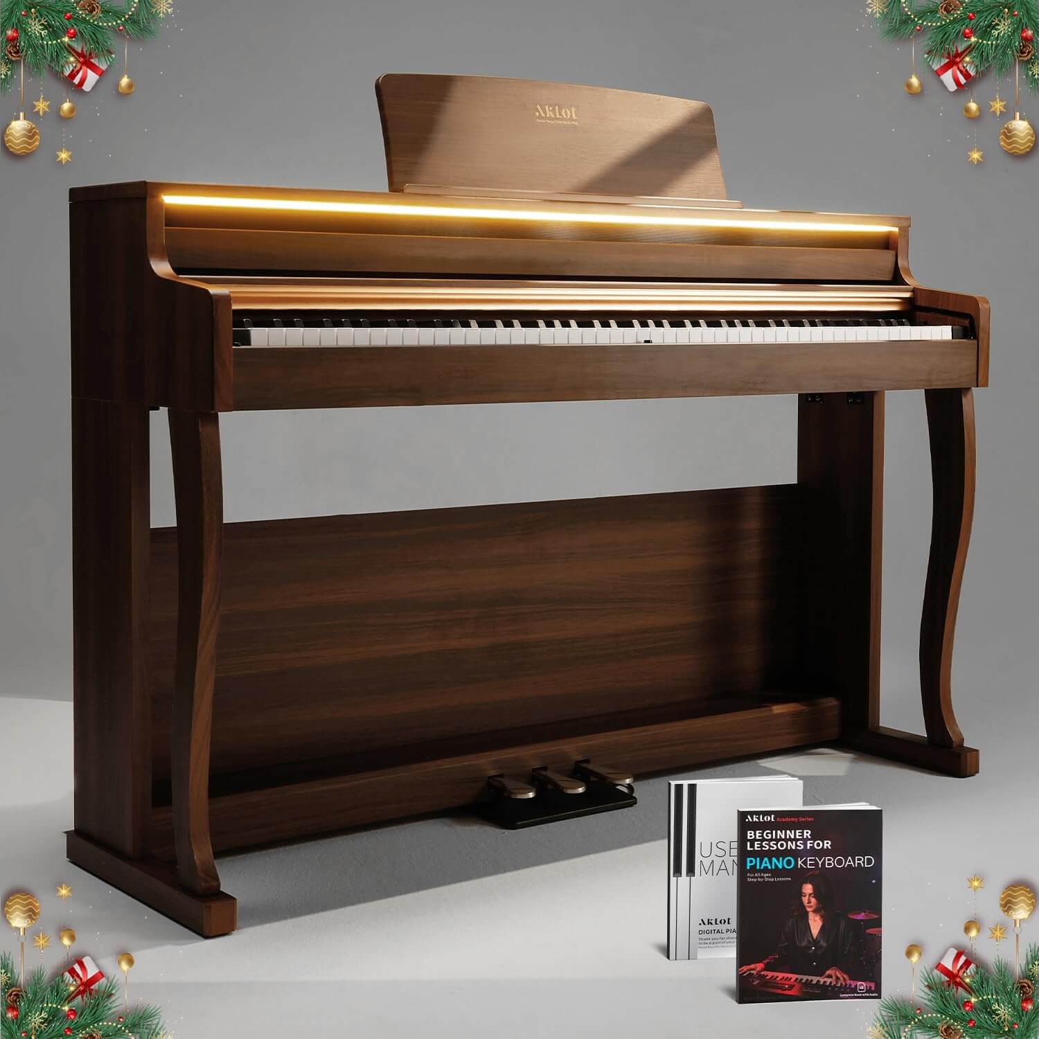Aklot AUR-LS02 88-Key Upright Digital Piano