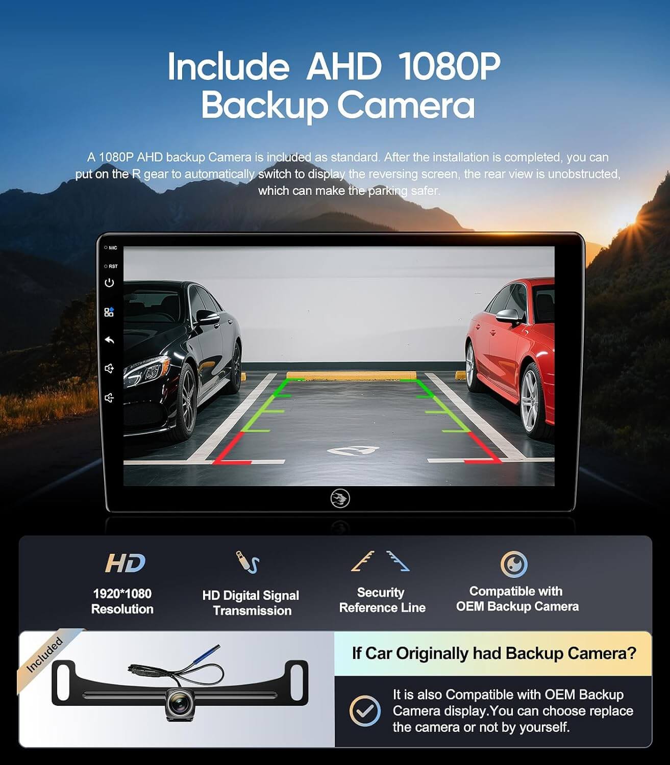 ApexNav 9" Bluetooth Car Infotainment System for Toyota Tacoma 2015-2025