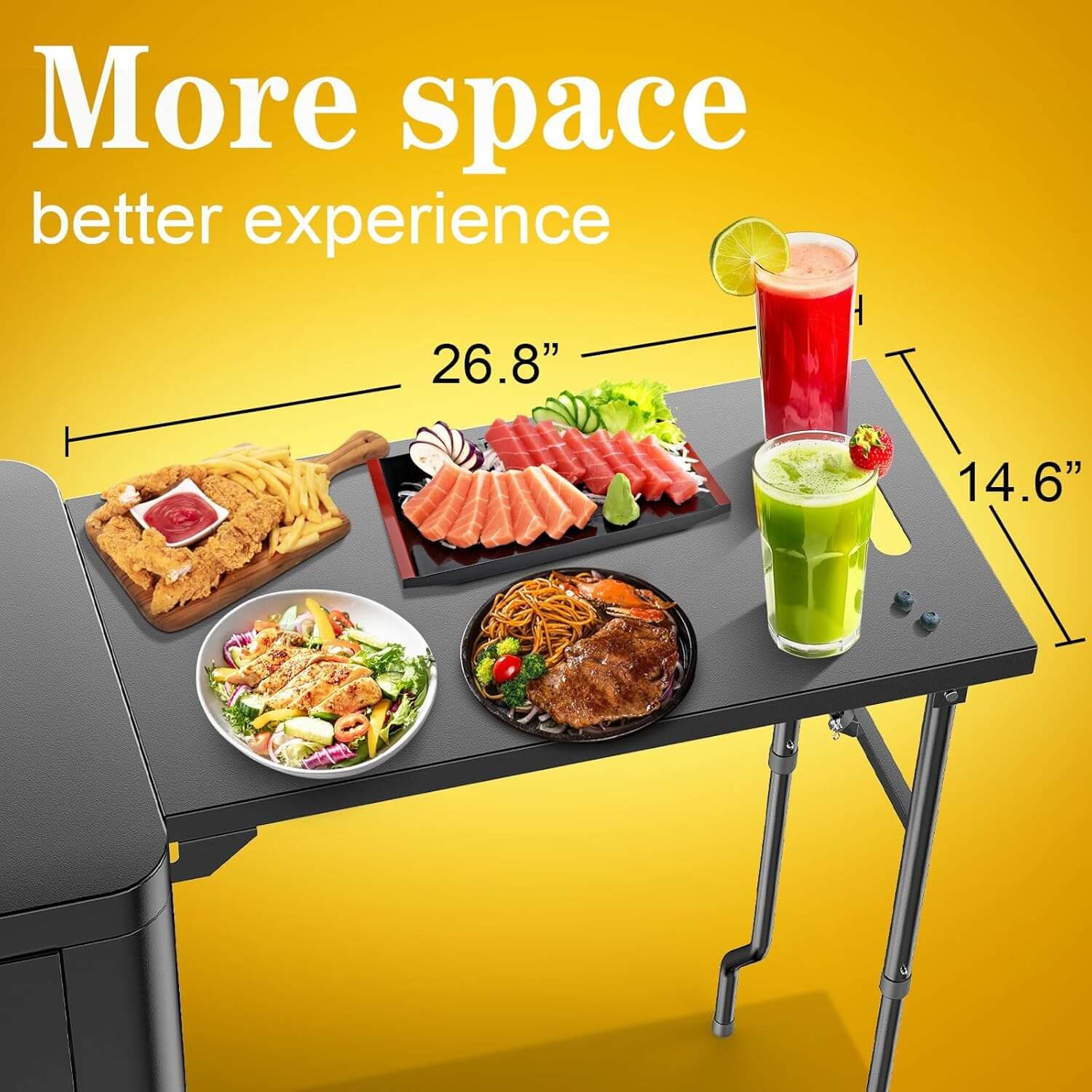 BBQMall 57"x24"x35" Outdoor Grill Stand/Cart, Model 30090