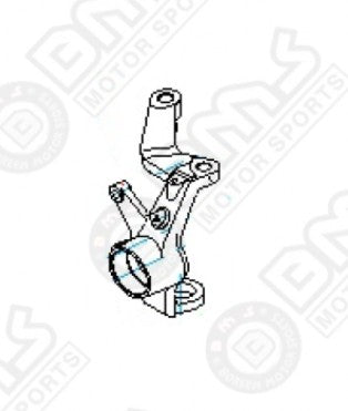 BMS Motor Replacement FRONT SPINDLE KNUCKLE (PASSENGER SIDE) for RANCH PONY 800 F2 UTV