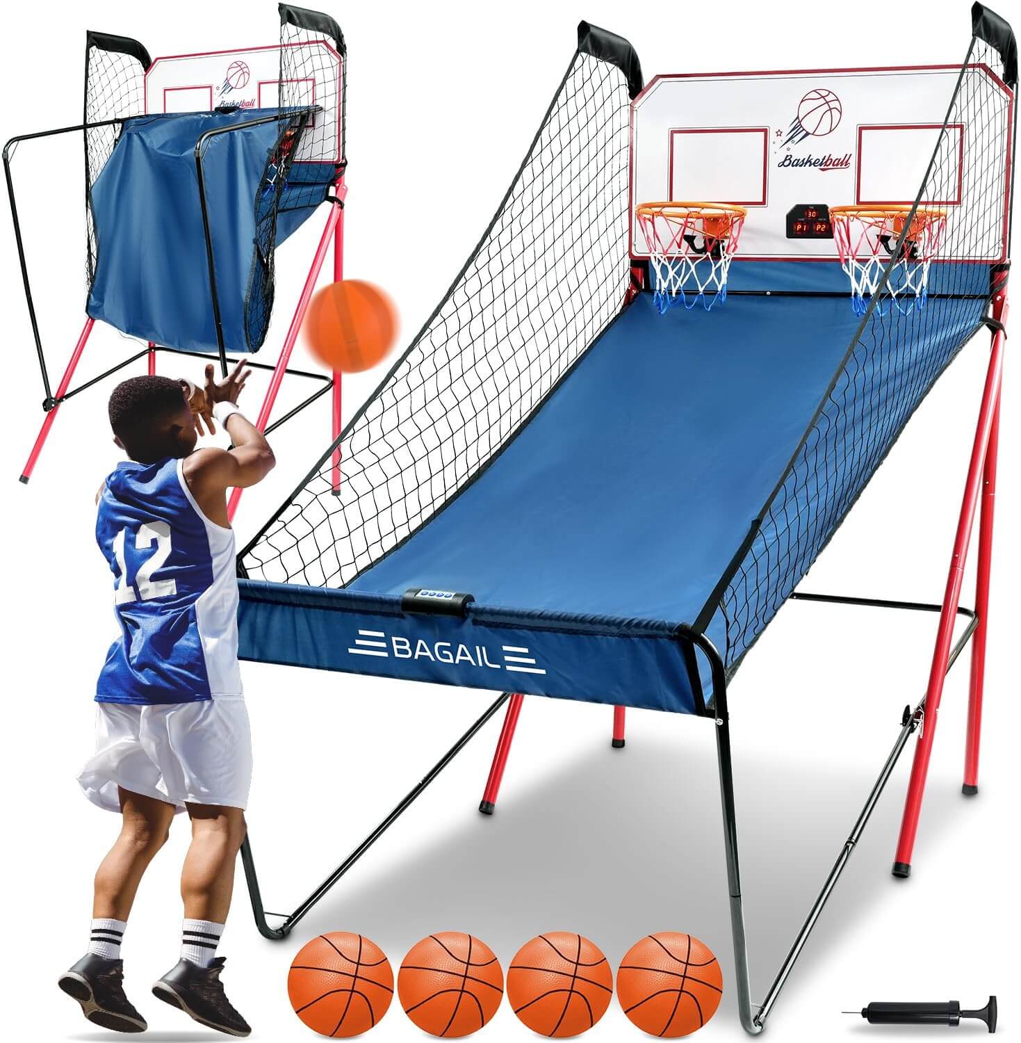 Bagail Electronic Basketball Shooting Arcade Game