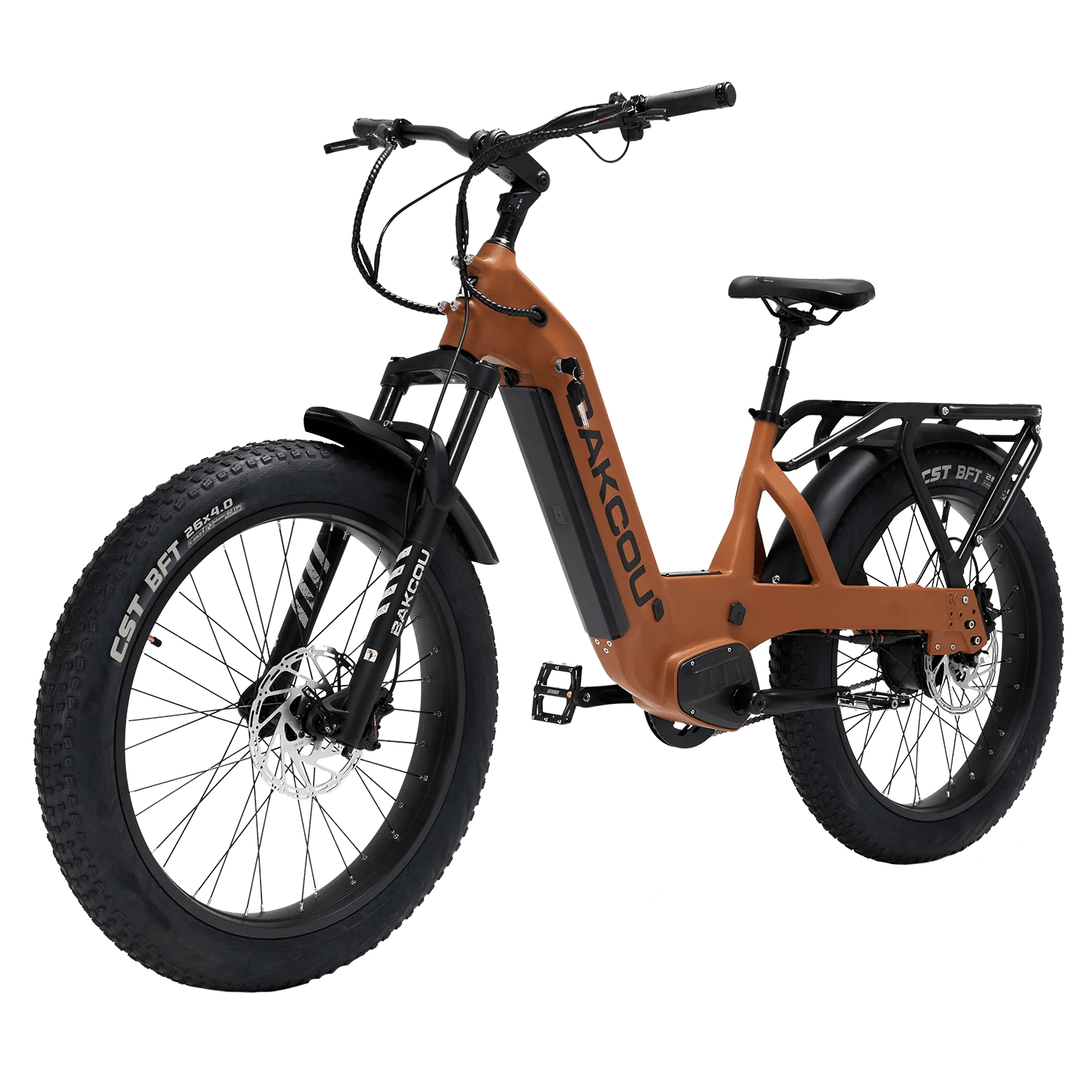 2026 Bakcou FLATLANDER SD 750W 52V Fat Tire Electric Bike