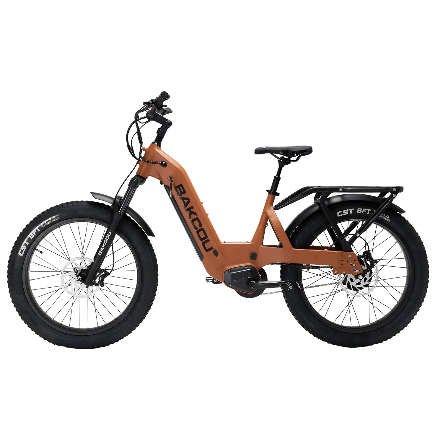2026 Bakcou FLATLANDER SD 750W 52V Fat Tire Electric Bike