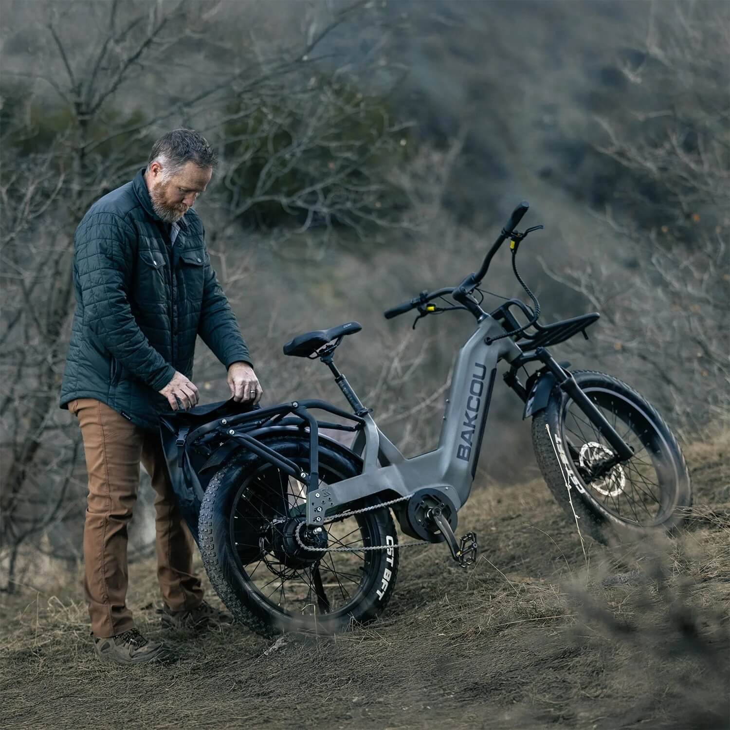 2026 Bakcou FLATLANDER SD 750W 52V Fat Tire Electric Bike