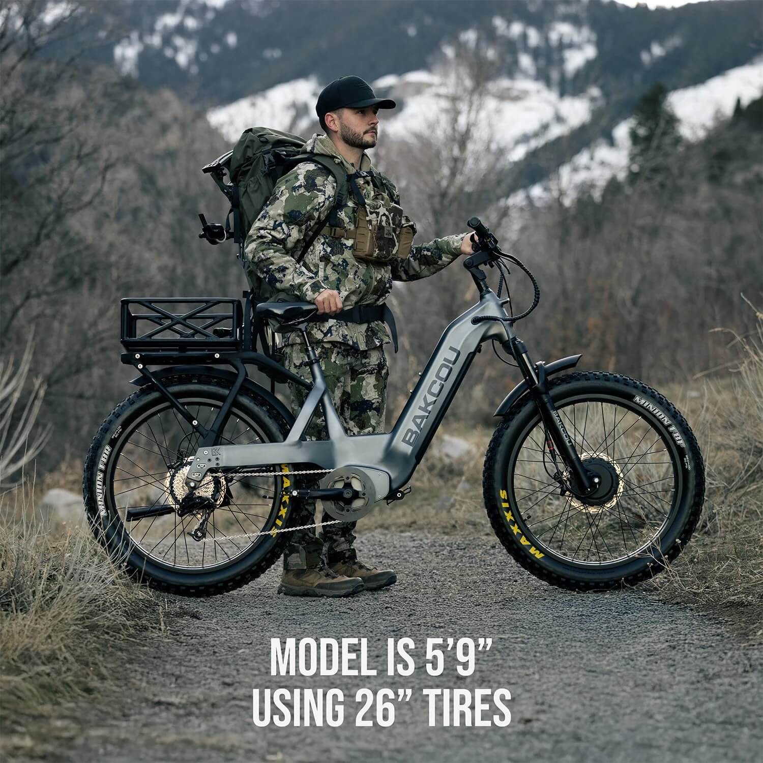 2026 Bakcou KODIAK AWD SD Dual Motor Fat Tire Electric Bike