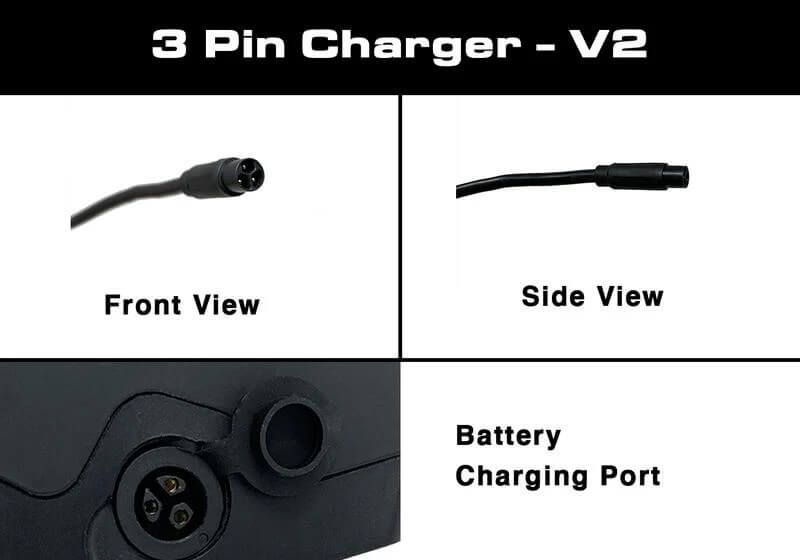 Bakcou Replacement 12V DC BATTERY CHARGER for Electric Bikes