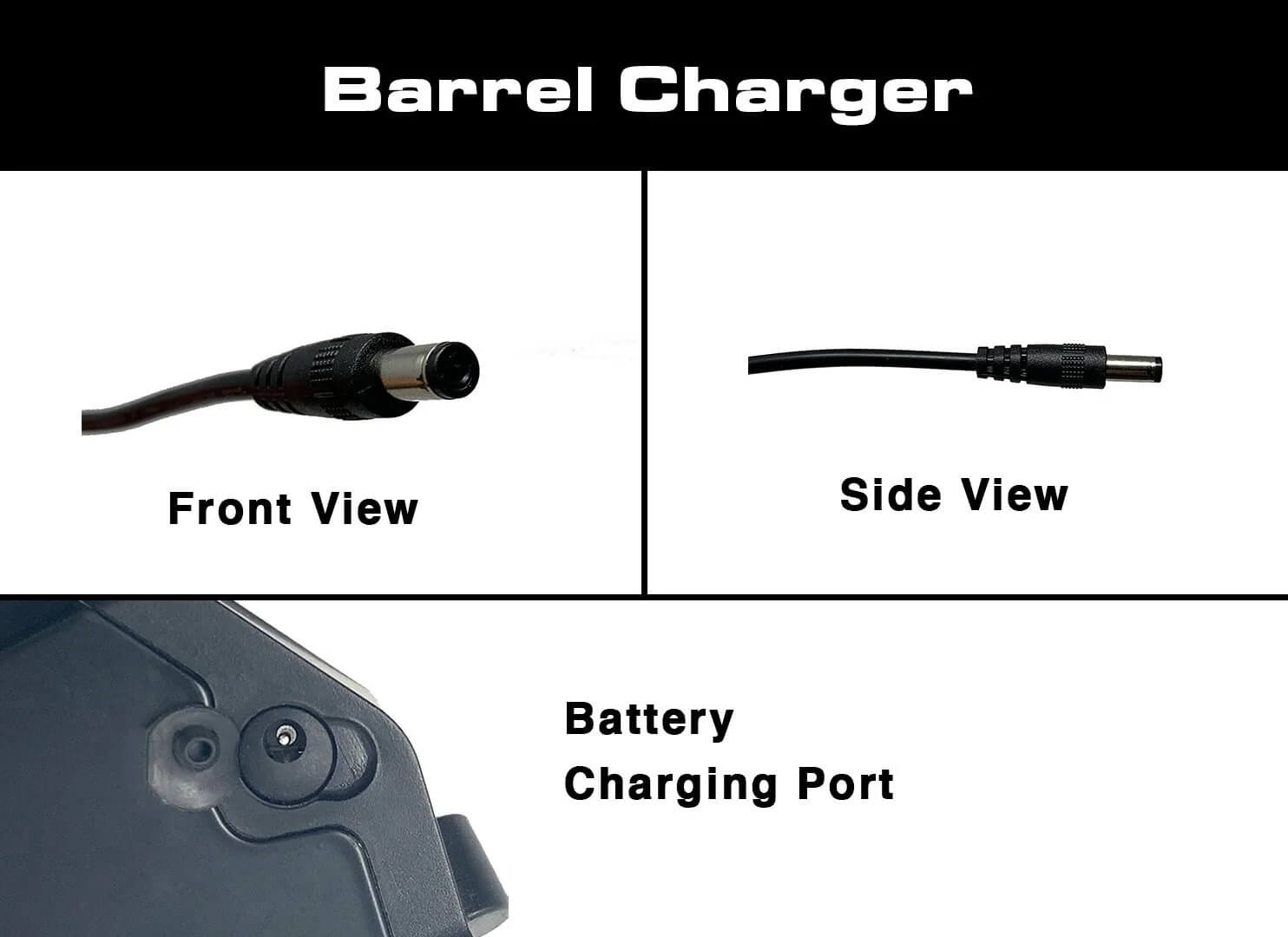 Bakcou Replacement 48V 2 AMP BATTERY CHARGER for Mule/Flatlander Electric Bikes