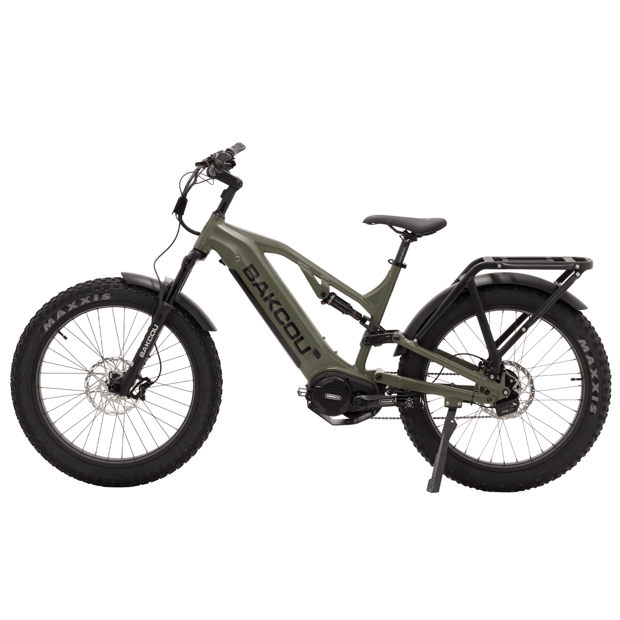 2026 Bakcou SCOUT Jäger SD Mid Drive 52V Fat Tire Electric Bike