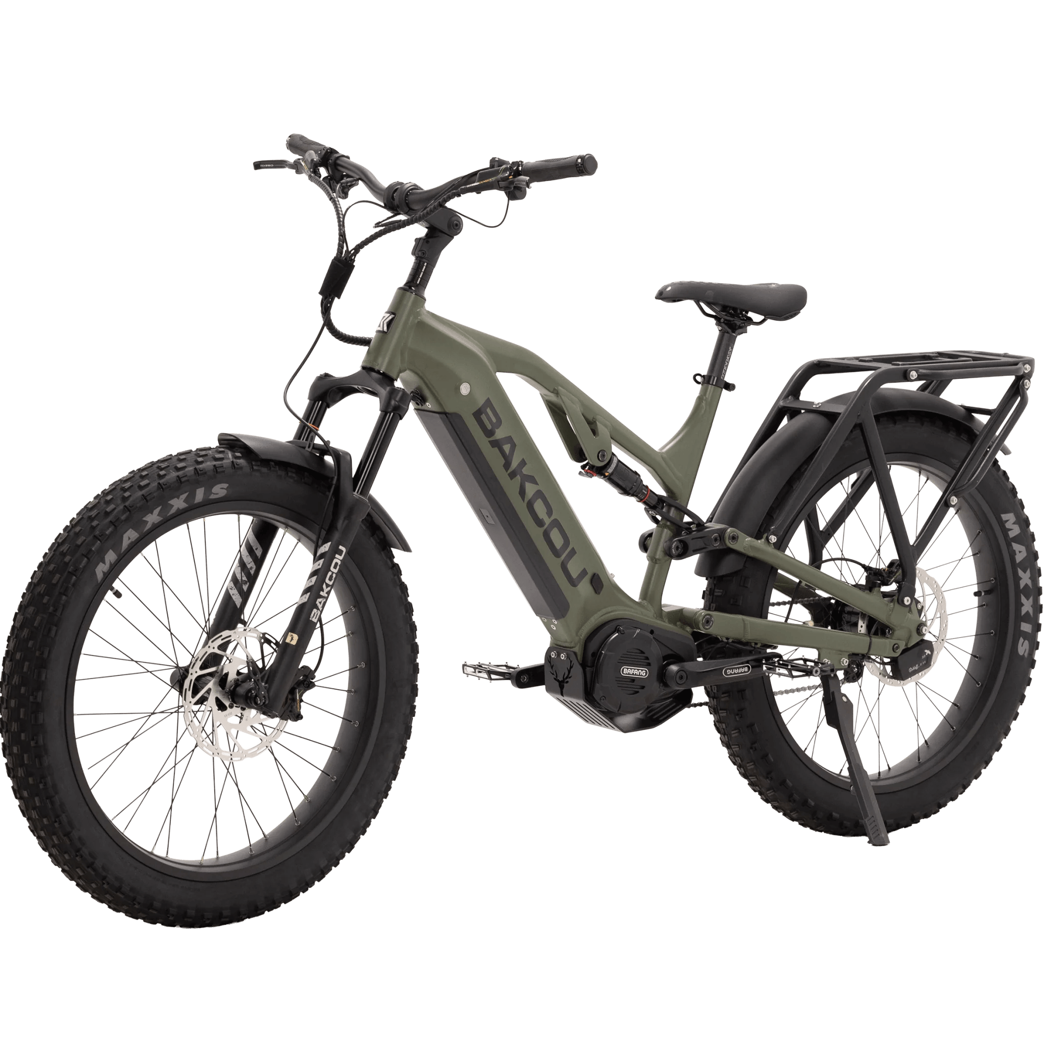 2026 Bakcou SCOUT Jäger SD Mid Drive 52V Fat Tire Electric Bike