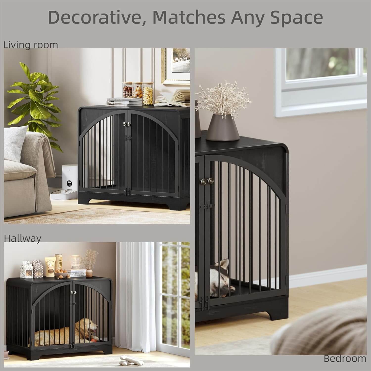 Berenlefe Farmhouse Dog Crate Furniture