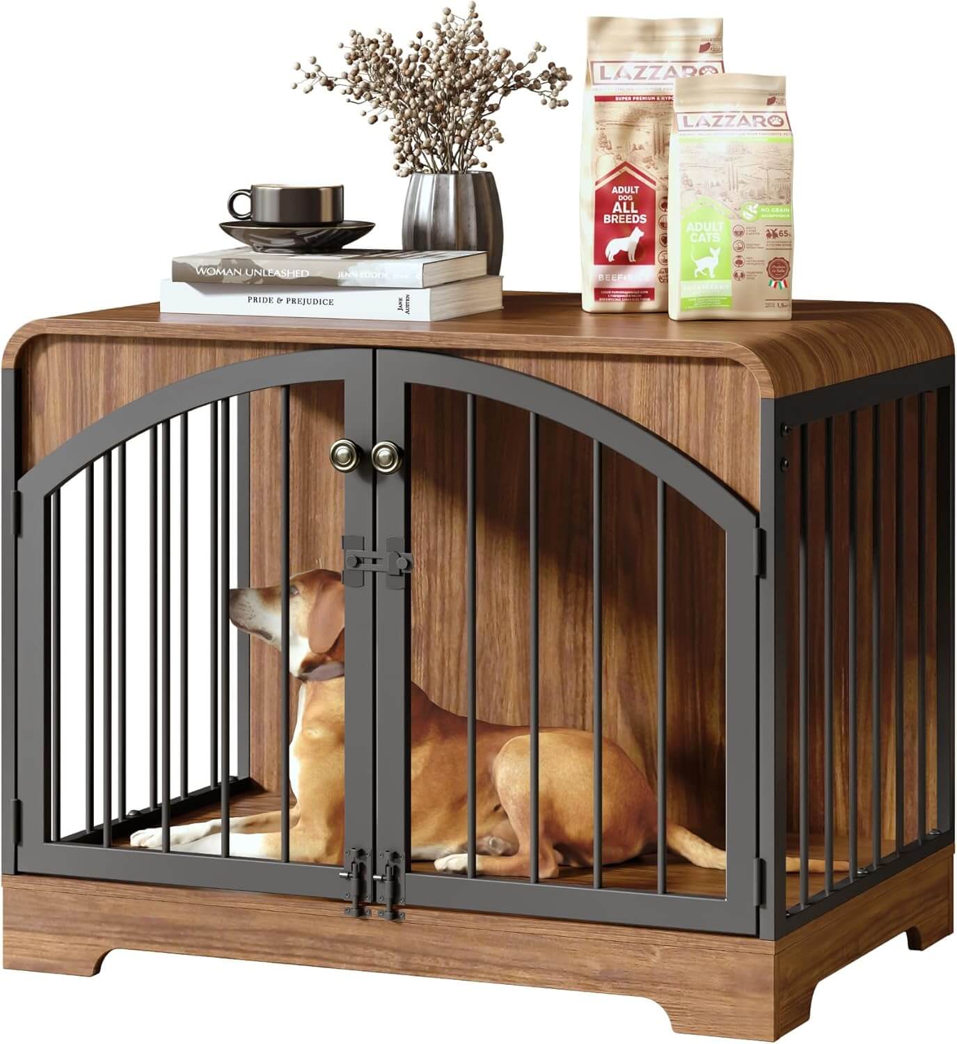 Berenlefe Farmhouse Dog Crate Furniture