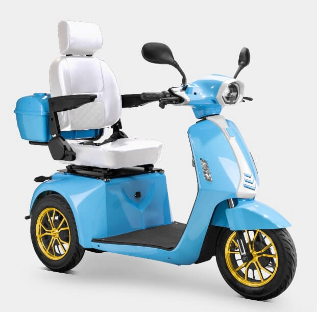 Bespoke ELITE 600W 48V 3 Wheel Electric Mobility Scooter Moped Trike, Fully Assembled