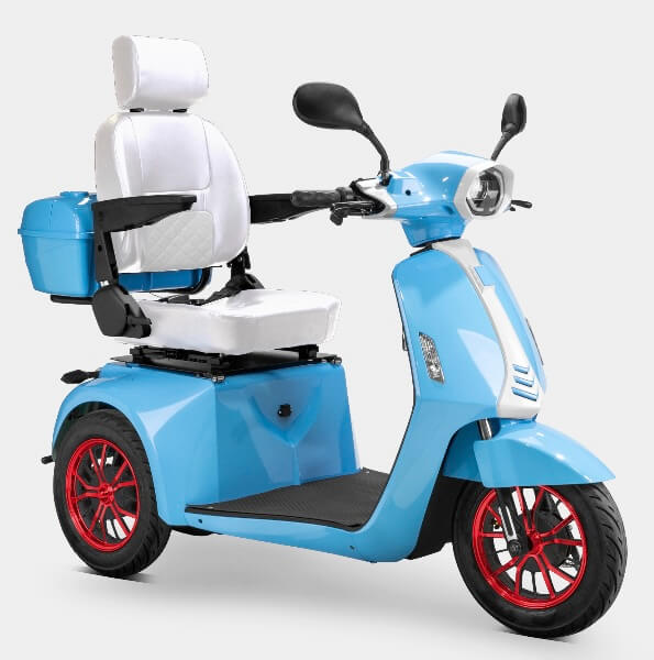 Bespoke ELITE 600W 48V 3 Wheel Electric Mobility Scooter Moped Trike, Fully Assembled