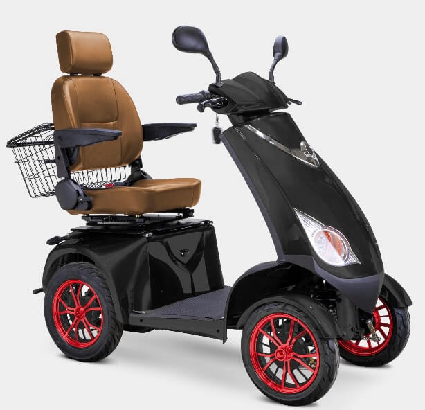 Bespoke PLATINUM 600W 48V 4 Wheel Electric Mobility Scooter, Fully Assembled