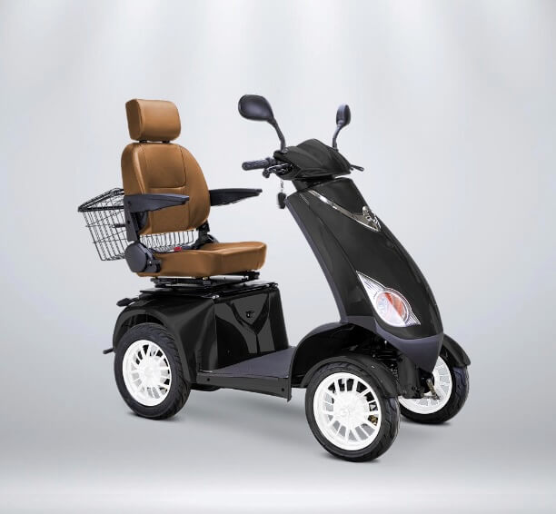 Bespoke PLATINUM 600W 48V 4 Wheel Electric Mobility Scooter, Fully Assembled