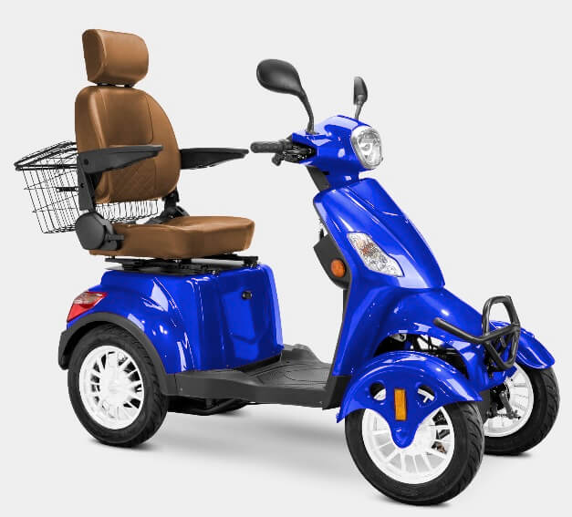 Bespoke PRESTIGE 600W 48V 4 Wheel Electric Mobility Scooter Moped, Fully Assembled