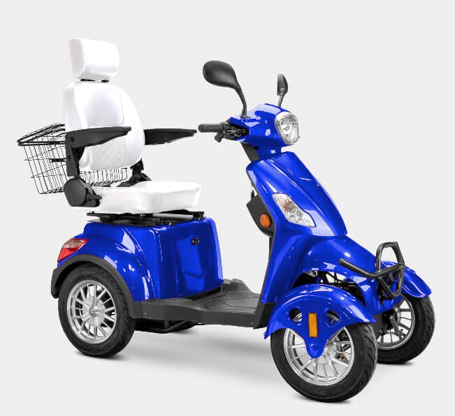 Bespoke PRESTIGE 600W 48V 4 Wheel Electric Mobility Scooter Moped, Fully Assembled