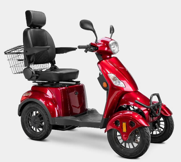 Bespoke PRESTIGE 600W 48V 4 Wheel Electric Mobility Scooter Moped, Fully Assembled