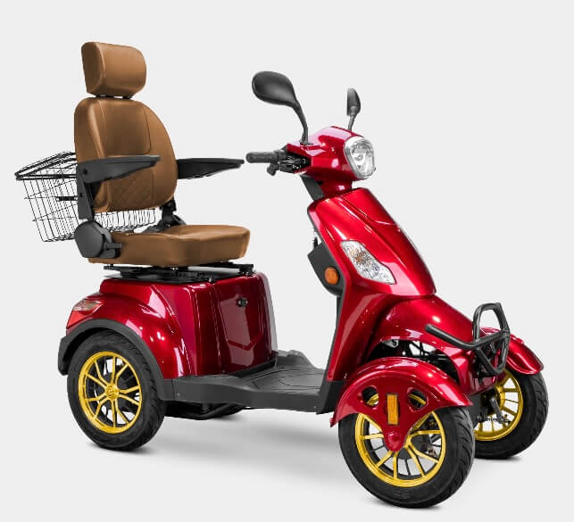 Bespoke PRESTIGE 600W 48V 4 Wheel Electric Mobility Scooter Moped, Fully Assembled